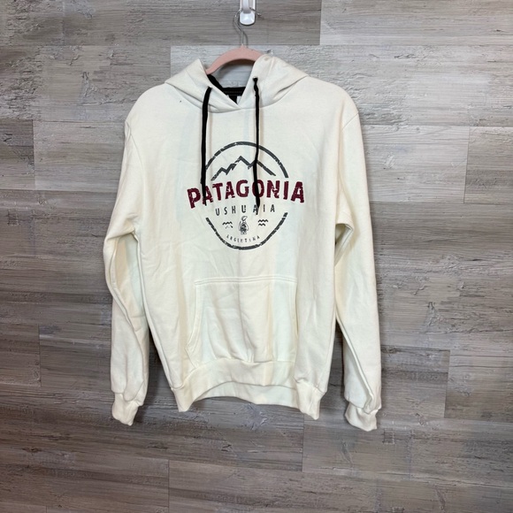 Patagonia Other - Patagonia Sur Ushuaia Argentina Hoodie | World’s End Souvenir White S
